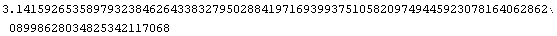 3.141592653589793238462643383279502884197169399375105820974944592307816406286208998628034825342117068