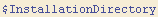 $InstallationDirectory