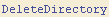 DeleteDirectory